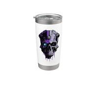 Tech Skull, technologie mécanique futuriste Skull Bot Future Gobelet isotherme en acier inoxydable double paroi