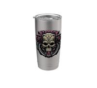 Tech Skull, technologie mécanique futuriste Skull Bot Future Gobelet isotherme en acier inoxydable double paroi