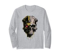 Tech Skull, Technologie mécanique futuriste Skull Bot Future Manche Longue
