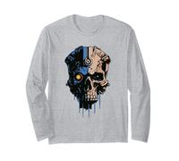 Tech Skull, Technologie mécanique futuriste Skull Bot Future Manche Longue