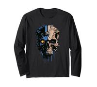 Tech Skull, Technologie mécanique futuriste Skull Bot Future Manche Longue