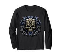 Tech Skull, Technologie mécanique futuriste Skull Bot Future Manche Longue
