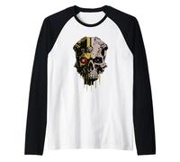 Tech Skull, Technologie mécanique futuriste Skull Bot Future Manche Raglan