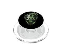 Tech Skull, Technologie mécanique futuriste Skull Bot Future PopSockets PopGrip pour MagSafe