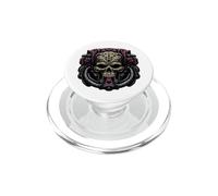Tech Skull, Technologie mécanique futuriste Skull Bot Future PopSockets PopGrip pour MagSafe