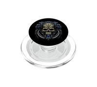 Tech Skull, Technologie mécanique futuriste Skull Bot Future PopSockets PopGrip pour MagSafe