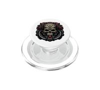 Tech Skull, Technologie mécanique futuriste Skull Bot Future PopSockets PopGrip pour MagSafe