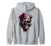 Tech Skull, Technologie mécanique futuriste Skull Bot Future Sweat à Capuche
