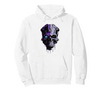 Tech Skull, Technologie mécanique futuriste Skull Bot Future Sweat à Capuche