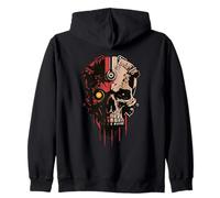 Tech Skull, Technologie mécanique futuriste Skull Bot Future Sweat à Capuche