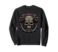 Tech Skull, Technologie mécanique futuriste Skull Bot Future Sweatshirt