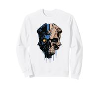 Tech Skull, Technologie mécanique futuriste Skull Bot Future Sweatshirt