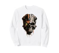 Tech Skull, Technologie mécanique futuriste Skull Bot Future Sweatshirt