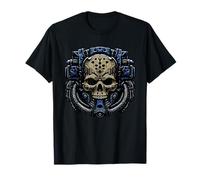 Tech Skull, Technologie mécanique futuriste Skull Bot Future T-Shirt