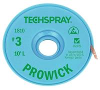 Tech Spray tresse à dessouder Premium, 1,9 mm, 3,0 m, vert