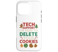 Tech Support Christmas Cookies Lover Women Men Funny Coque pour iPhone 16 Pro