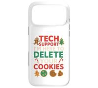 Tech Support Christmas Cookies Lover Women Men Funny Coque pour iPhone 17 Pro Max