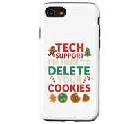 Tech Support Christmas Cookies Lover Women Men Funny Coque pour iPhone SE (2020) / 7/8