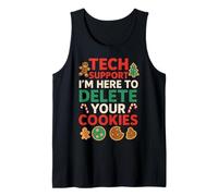Tech Support Christmas Cookies Lover Women Men Funny Débardeur