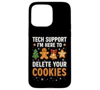 Tech Support Here to Delete Cookies Funny Christmas Coque pour iPhone 15 Pro Max