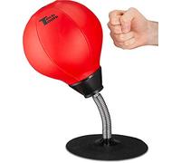 Tech Tools Stress Buster Sac de Frappe de Bureau - Ventouses à Votre Bureau, Balle Anti-Stress très résistante, Cadeau de Bureau Amusant pour Patron ou collègue, Homme et Femme