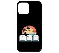 Tech Vacation Humour - Ctrl Alt Esc Beach Escape Coque pour iPhone 12 Mini