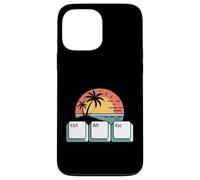 Tech Vacation Humour - Ctrl Alt Esc Beach Escape Coque pour iPhone 13 Pro Max