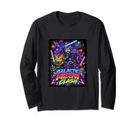 Tech War Cats Clash, Space Cats Illustration Graphic Cartoon Manche Longue
