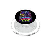 Tech War Cats Clash, Space Cats Illustration Graphic Cartoon PopSockets PopGrip pour MagSafe