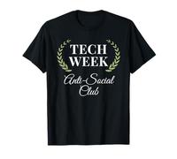 Tech Week Anti-Social Club Drôle Théâtre Humour Blague T-Shirt