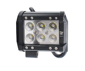 Tech wlo601 Phare LED Bar Dual ligne et plateau, 18 W 4 "