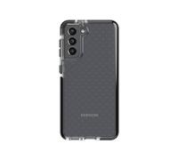 tech21 Evo Check Coque antimicrobienne pour Samsung S21 5G avec Protection Contre Les Chutes de 3,6 m Fumé/Noir