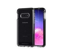 tech21 Evo Check Coque arrière de Protection pour Samsung Galaxy S10e Motif à Carreaux fumé/Noir
