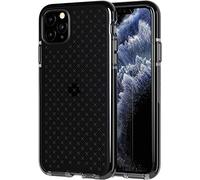 Tech21 Evo Check Coque Fine Protectrice Dure pour Apple iPhone 11 Pro - Gris Fumé/Noir