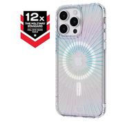 tech21 Evo Clear Coque pour iPhone 15 Pro, Compatible avec MagSafe, Biodégradable, Sparkle Solar, 12x Militaire Protection des Chutes: 3,6m
