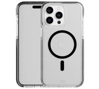 tech21 Evo Crystal Coque pour iPhone 15 Pro Max - Compatible avec MagSafe - Coque de Protection Contre Les Chocs - Standard Militaire 15x - Titane Noir