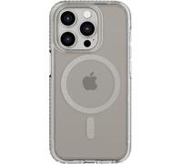 tech21 Evo Crystal - iPhone 15 Pro - Compatible avec MagSafe - Coque de Protection Contre Les Chocs - Titane Naturel