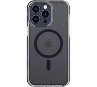 tech21 Evo Crystal - iPhone 15 Pro Max - Compatible avec MagSafe - Coque de Protection Contre Les Chocs - Titane Bleu