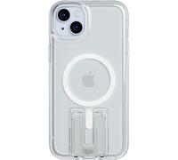 tech21 Evo Crystal Kick Coque pour iPhone 15 Plus - Compatible avec MagSafe - Coque de Protection Contre Les Chocs - Blanc
