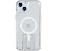 tech21 Evo Crystal Kick Coque pour iPhone 15 Plus - Compatible avec MagSafe - Coque de Protection Contre Les Chocs - Blanc