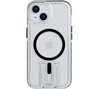 tech21 Evo Crystal Kick Coque pour iPhone 15 Plus, Compatible avec MagSafe, Étui de téléphone de Base, TPU Material, Clear/Noir, 15x Militaire Protection des Chutes: 4,9m