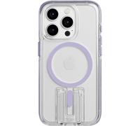 Tech 21 Evo Crystal Kick Coque pour iPhone 15 Pro - Compatible avec MagSafe - Coque de Protection Contre Les Chocs - Lilas