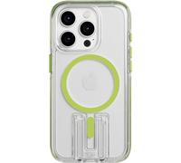 tech21 Evo Crystal Kick Coque pour iPhone 15 Pro - Compatible avec MagSafe - Coque de Protection Contre Les Chocs - Citron Vert