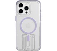 tech21 Evo Crystal Kick Coque pour iPhone 15 Pro Max - Compatible avec MagSafe - Coque de Protection Contre Les Chocs - Lilas