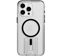 tech21 Evo Crystal Kick Coque pour iPhone 15 Pro Max - Compatible avec MagSafe - Coque de Protection Contre Les Chocs - Transparent/Noir