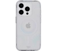 tech21 Evo Sparkle - Coque pour iPhone 15 Pro - Compatible avec MagSafe - Coque de Protection Contre Les Chocs - Lunar Clear