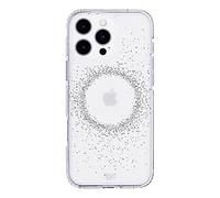 tech21 Evo Sparkle MagSafe Coque pour Apple iPhone 16 Pro Max Transparent/argenté