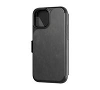 tech21 Evo Wallet pour iPhone 13 Mini - Etui Portefeuille avec Espace pour Deux Cartes bancaires et Protection Multi-Chute de 10 Pieds - Noir