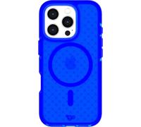 tech21 EvoCheck - Coque de Protection Contre Les Chocs pour iPhone 16 Pro Compatible avec MagSafe, Bleu Cobalt
