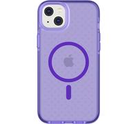Tech21 Evocheck Flexible Gel Étui pour IPHONE 14 + Flexshock Protection - Violet